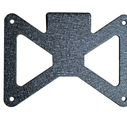 Alternative view of Fishbone Offroad 2018+ Jeep Wrangler JL - Black Aluminum Hawse Fairlead License Plate Mount
