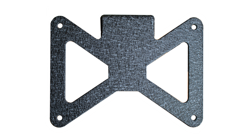 Fishbone Offroad 2018+ Jeep Wrangler JL - Black Aluminum Hawse Fairlead License Plate Mount - Image 2