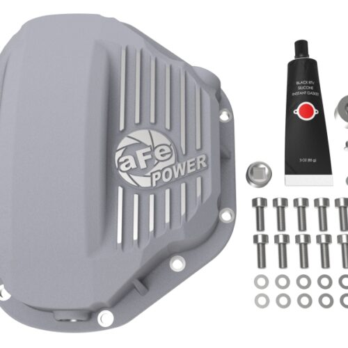 aFe Power Rear Differential Cover (Raw; Street Series); Dodge Diesel Trucks 94-02 L6-5.9L (td) - Image 5