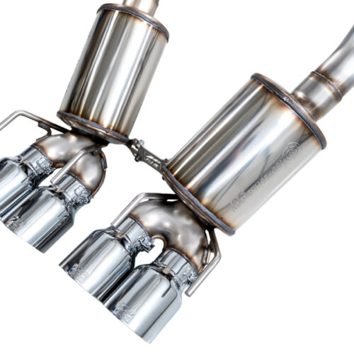 AWE Tuning Touring Edition Axle-Back Exhaust w/ Chrome Silver Tips for C6 Chevrolet Corvette Z06/ZR1 - Image 9