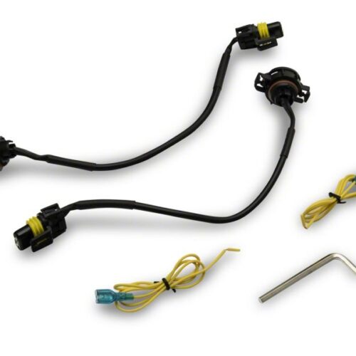 Raxiom for 2007-2023 Jeep Wrangler JK & JL Axial Series Halo LED Fog Lights- Amber - Image 3
