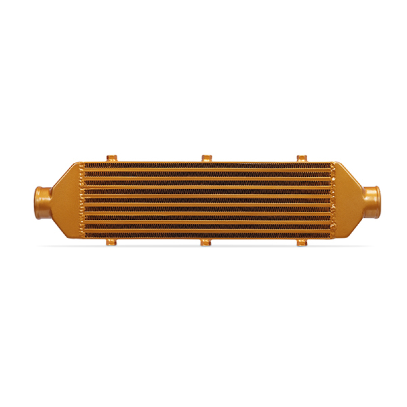 Mishimoto Universal Gold Z Line Intercooler Overall Size: 28x8x3 Core Size: 21x6x2.5 Inlet / Outlet - Image 4