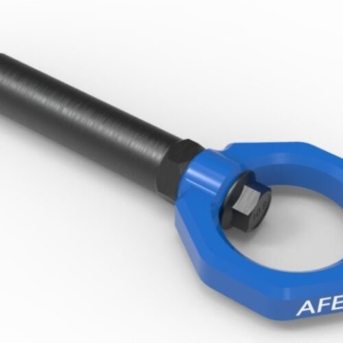 aFe Power Control Rear Tow Hook Blue BMW F-Chassis 2/3/4/M