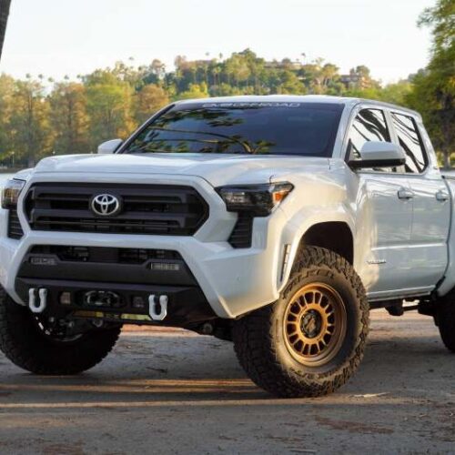 Alternative view of DV8 Offroad 2024+ Toyota Tacoma Centric Front Bumper