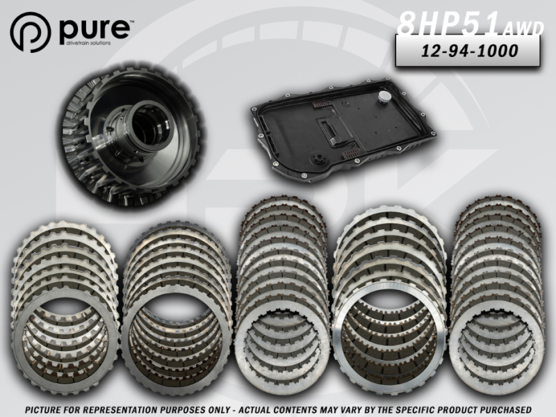 Pure Drivetrain 8HP51 High Performance Transmission Hard Parts Kit - AWD - Stage 1