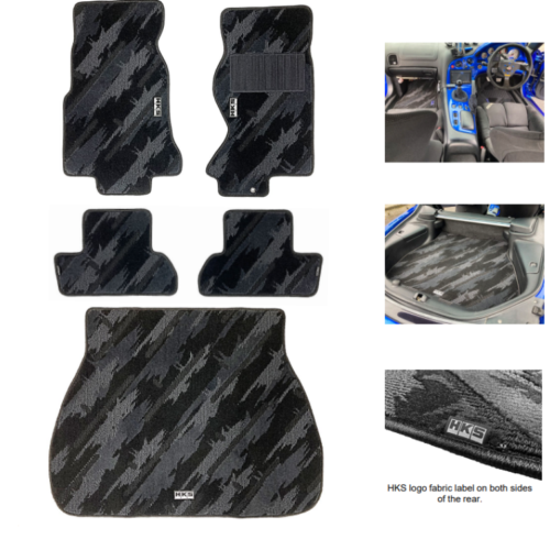 HKS 53001-AZ008 FLOOR MATS FD3S FULL SET OCT RHD