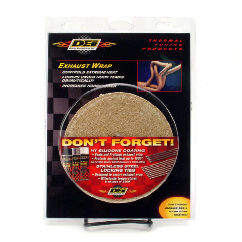 DEI 10101 Exhaust Wrap 1in x 50ft - Tan - Image 6