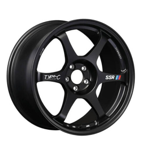 SSR Type-C Forged 18x9.5 +45 5/100 - Sprint Black Wheel - Image 2