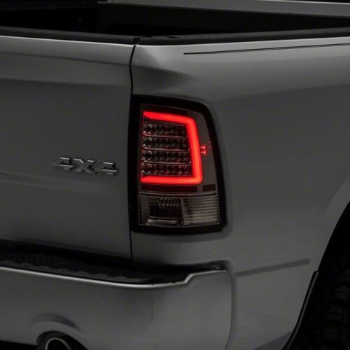 Raxiom for 2009-2018 Dodge RAM 1500 Axial Series LED Tail Lights- Chrome Housing- Clear Lens