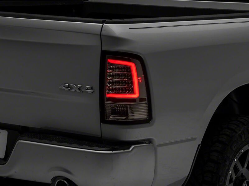Raxiom for 2009-2018 Dodge RAM 1500 Axial Series LED Tail Lights- Chrome Housing- Clear Lens