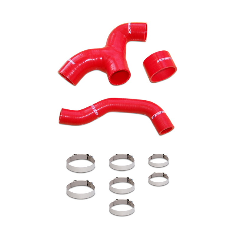Mishimoto Intercooler Hoses for 02-05 Subaru WRX Red Silicone