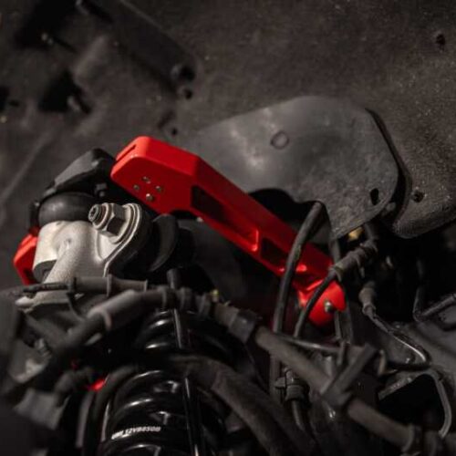 UMI Performance 15-25 Ford F-150 Adjustable Upper A-Arm Kit - Red - Image 4