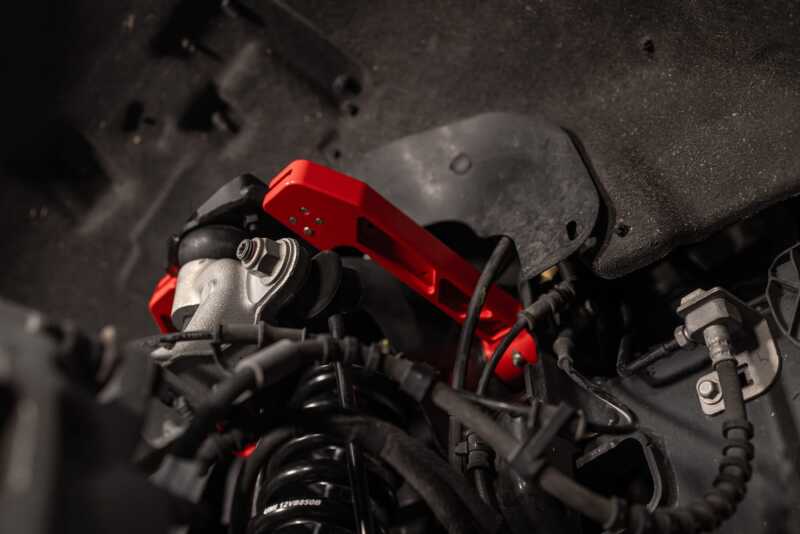 UMI Performance 15-25 Ford F-150 Adjustable Upper A-Arm Kit - Red - Image 4