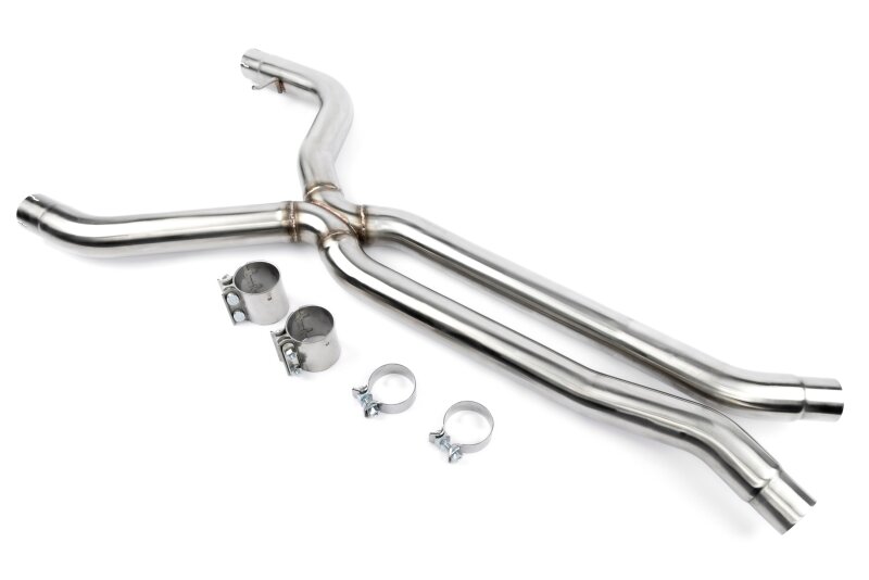 Dinan for 21-27 BMW M3/M4 (G80/G82/G83) High Flow Middle Exhaust - 3in - Stainless Steel