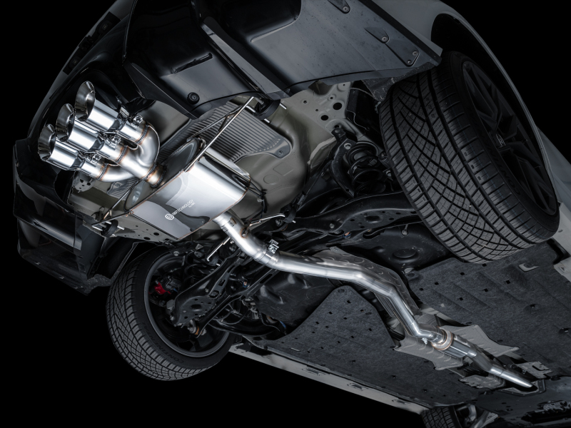 AWE Tuning Touring Edition Exhaust w/ Triple Chrome Silver Tips for 2024 Acura Integra Type S DE5 FWD - Image 2