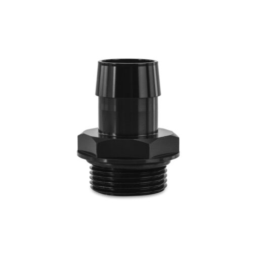 Mishimoto 16ORB to 1in. Hose Barb Aluminum Fitting - Black