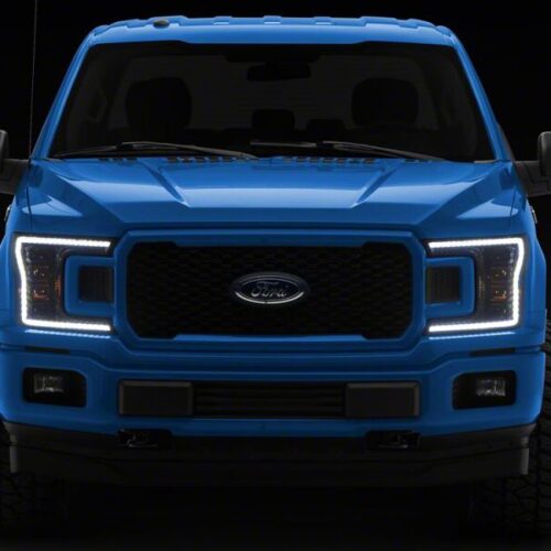 Raxiom for 2018-2020 Ford F-150 CXR Series V2 LED Headlights- Black Housing- Clear Lens - Image 10
