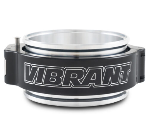 Vibrant 3.5in O.D. Aluminized HD 2.0 Clamp Assembly - Anodized Black - Image 4