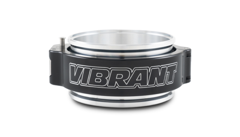 Vibrant 3.5in O.D. Aluminized HD 2.0 Clamp Assembly - Anodized Black - Image 4