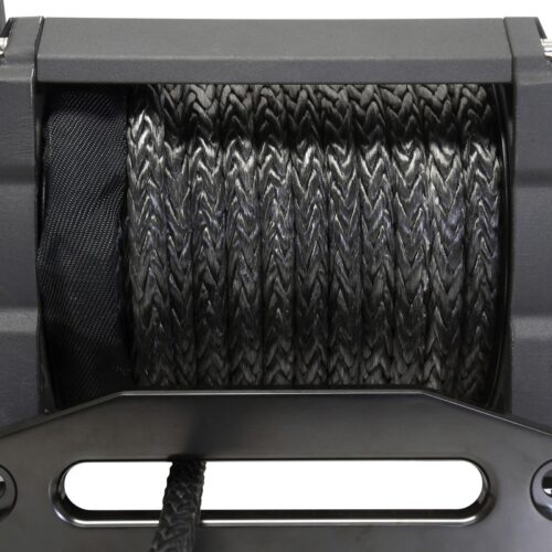 Superwinch 18000 LBS 12V DC 33/64in x 79 ft Synthetic Rope Tiger Shark 18000SR Winch - Image 4
