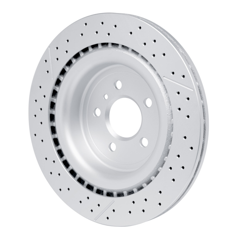 DFC 12-19 Mercedes-Benz GLS63 AMG Rear Drilled GeoSPEC Coated Rotor and Slotted - Image 4