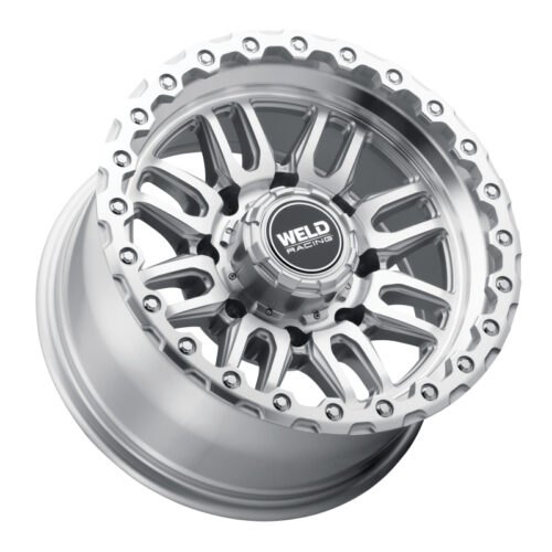 Weld Off-Road Swift 17x9in - 5x114.3 / 5x127 BP - ET-12 78.1mm CB Gloss Silver Machined Wheel & Ring - Image 3