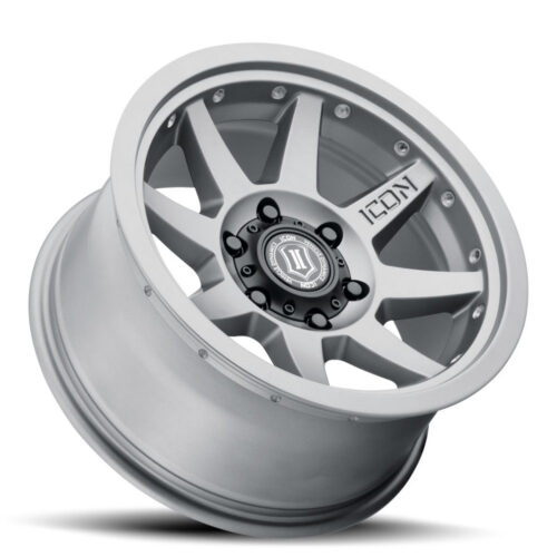 ICON Rebound Pro 17x8.5 5x5 -6mm Offset 4.5in BS 71.5mm Bore Titanium Wheel - Image 6
