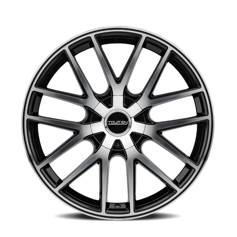 Touren 3260 TR60 18x8 / 5x112/120 BP / 40mm Offset / 74.1mm Hub Gloss Black Machined Wheel - Image 3