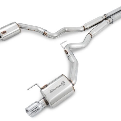 AWE Tuning Cat-Back Exhaust - Touring Edition (Chrome Silver Tips) for S550 Mustang GT