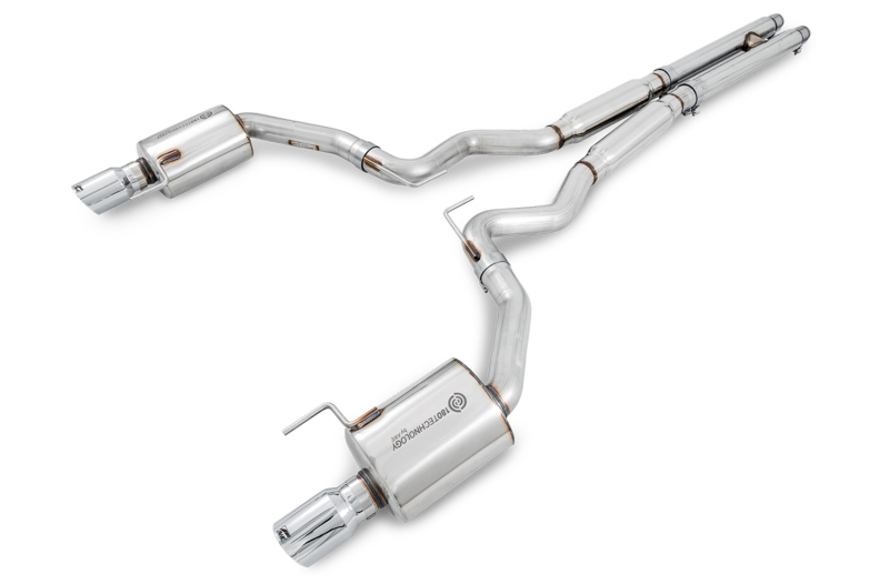 AWE Tuning Cat-Back Exhaust - Touring Edition (Chrome Silver Tips) for S550 Mustang GT