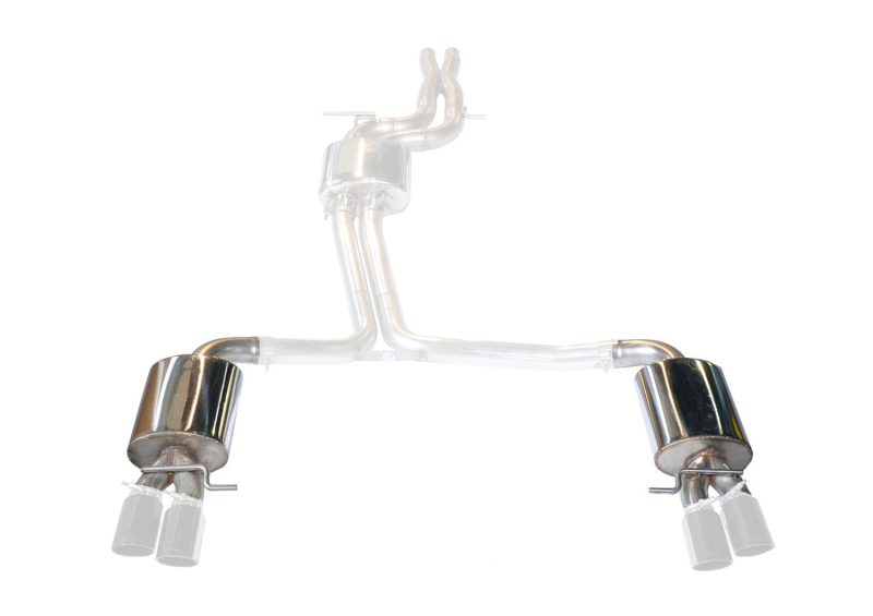 AWE Tuning Conversion Kit - Track to Touring (90mm Tips) for 10-16 Audi S4 Quattro 3.0T (B8/8.5)