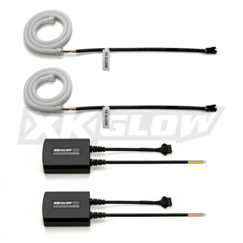 Alternative view of XK Glow 36inch - 2pc Sequential Switchback LED Strip Kit DRL Turnsignal for Headlights