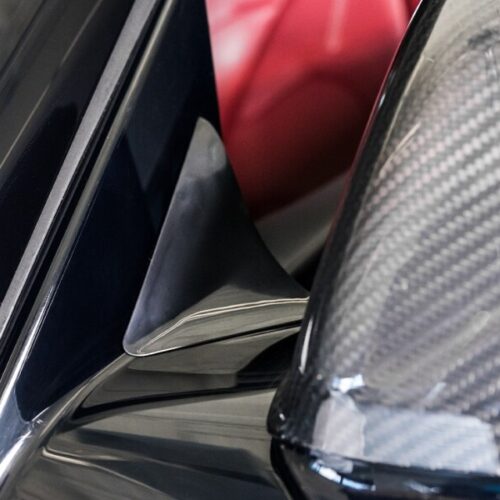 Alternative view of AWE Tuning Wind Diffuser for 2020+ Toyota GR Supra Foiler