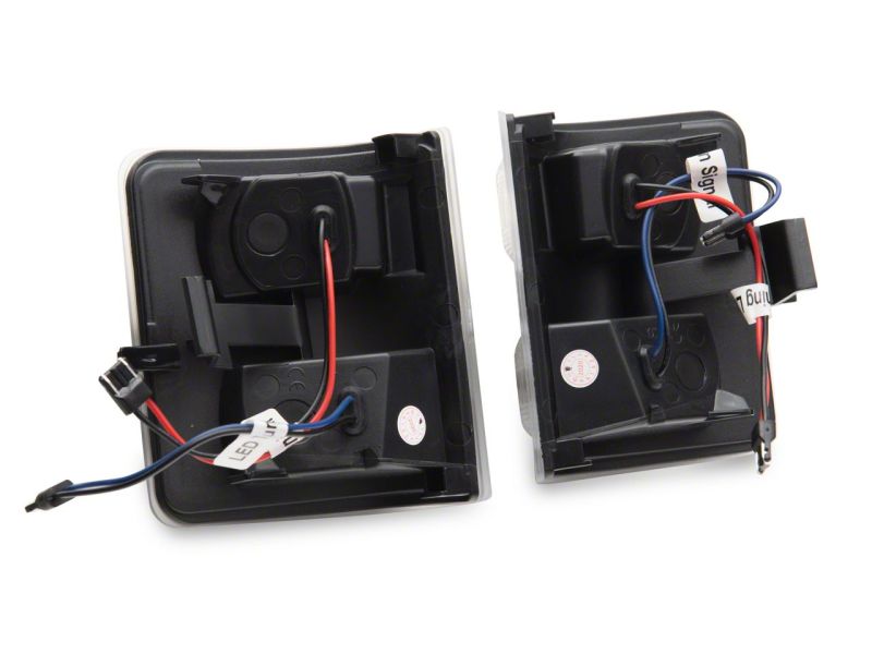 Raxiom for 2011-2016 Ford F-250/F-350 Super Duty Axial LED SEQL Switchback Side Mirror Marker Lamps- Clear - Image 3
