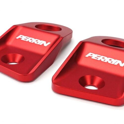 PERRIN 15-21 Subaru WRX/STI / 13-17 Crosstrek / 12-16 Impreza Upper Radiator Bracket Set - Red