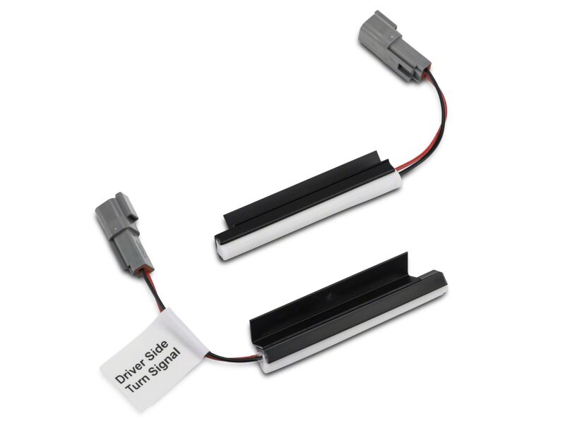 Raxiom 15-17 Ford Mustang GT Axial Series Hood Mount Turn Signal Kit- Amber LED - Image 6