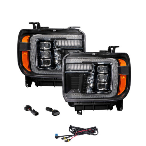 Alternative view of Form Lighting 2014 GMC Sierra LED Projector Headlights (Pair)