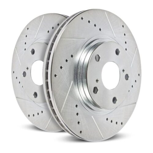 Alternative view of Power Stop 11-12 Ram 3500 Rear Drilled & Slotted Rotor - Pair