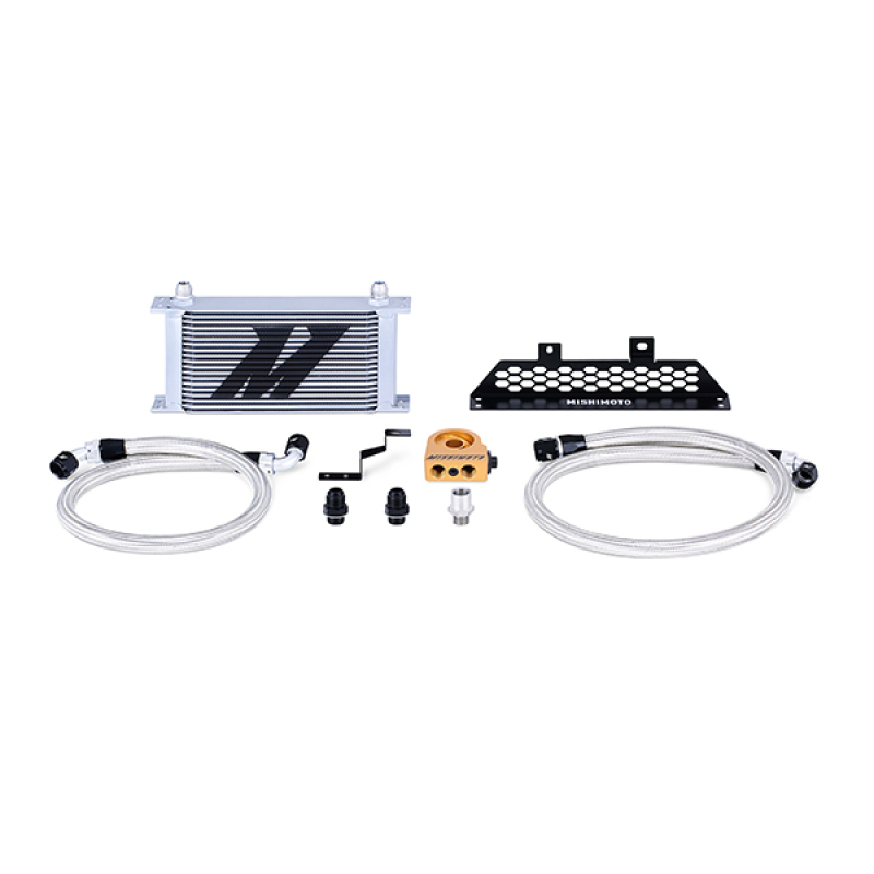 Mishimoto Oil Cooler Kit - Silver for 13+ Ford Focus ST Thermostatic