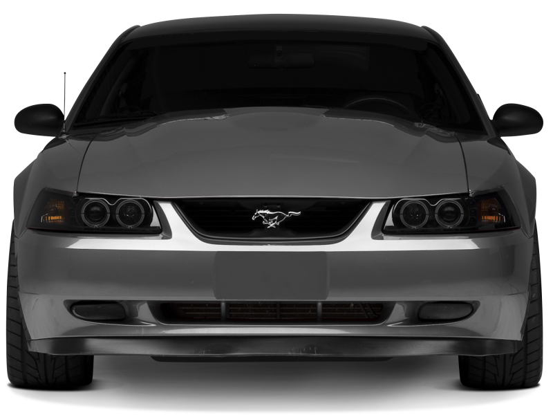 Raxiom for 1999-2004 Ford Mustang Dual LED Halo Projector Headlights- Black Housing (Smoked Lens) - Image 10
