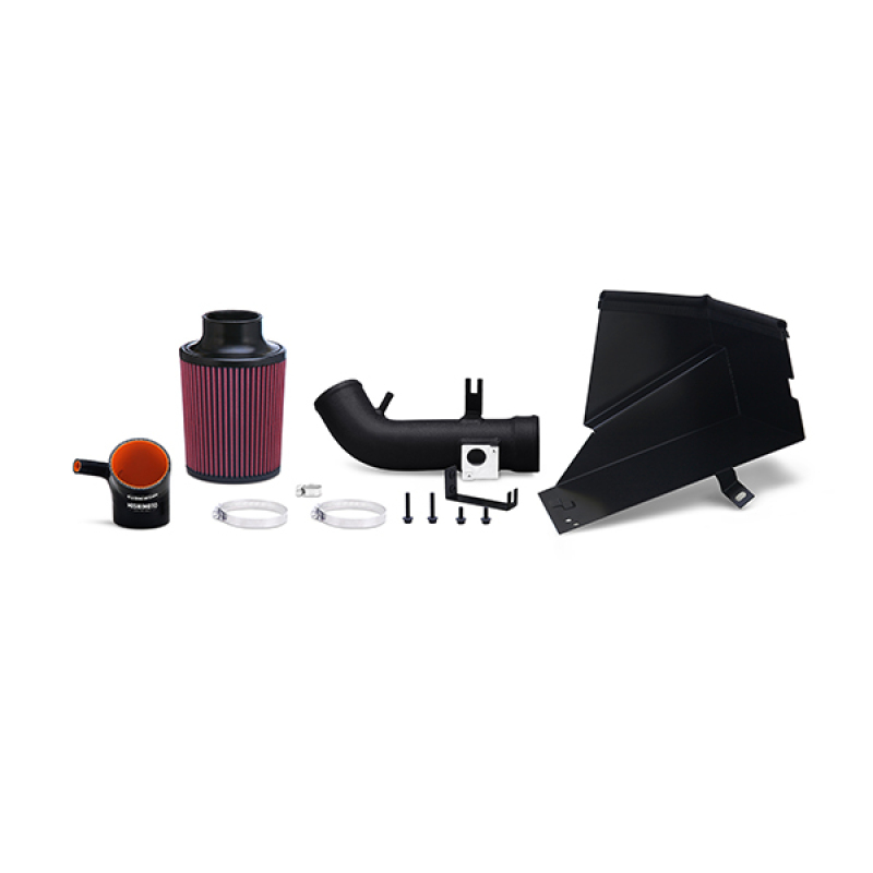 Mishimoto Performance Air Intake w/ Heat Shield - Wrinkle Black for 06-11 Honda Civic Si