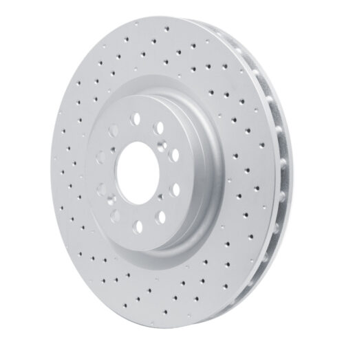 Alternative view of DFC 23-26 Honda Civic Hatchback Front Drilled Hi-Carbon Alloy Geomet Coated Rotor