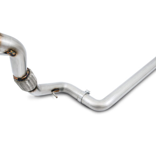 Alternative view of AWE Tuning Track Edition Exhaust Dual Outlet - Diamond Black Tips (Includes DP) for Audi B9 A5