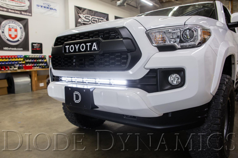 Diode Dynamics 16-21 Toyota Tacoma SS30 Stealth Lightbar Kit - Amber Combo - Image 5