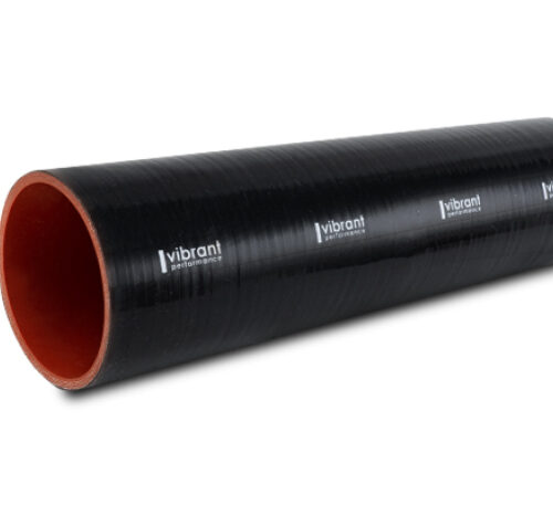 Vibrant 27316 Silicone Straight Hose Coupler 0.625in ID x 12.00in Long - Gloss Black