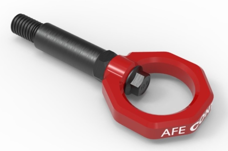 aFe Power Control Front Tow Hook Red 20-21 Toyota GR Supra (A90)