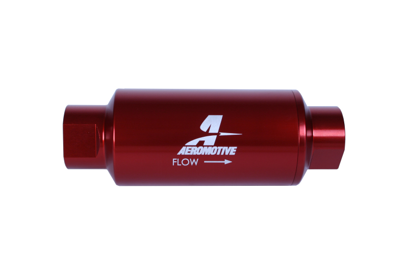 Aeromotive In-Line Filter - (AN-10) 10 Micron Microglass Element Red Anodize Finish - Image 6