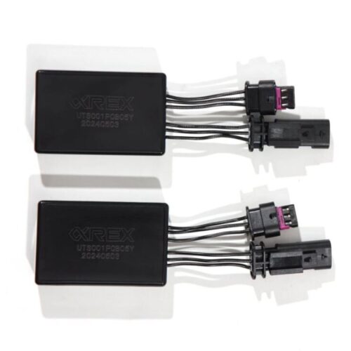 AlphaRex 17-23 Tesla Model 3/Y Stock Reflector Headlights to ARX Fog Lights Decoder Wiring Adapter