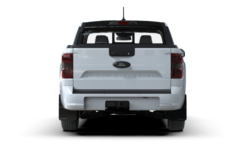 Rally Armor 22-26 22-26 Ford Maverick Black UR Mud Flaps White Logo - Image 2