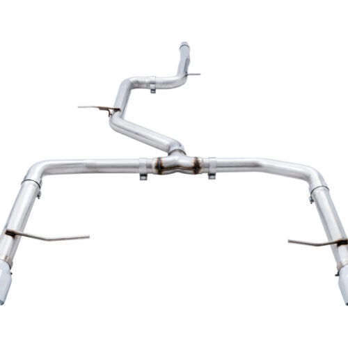 AWE Tuning Track Edition Exhaust - Chrome Silver Tips (Fits OEM DP) for 18-21 Volkswagen Jetta GLI Mk7 - Image 4